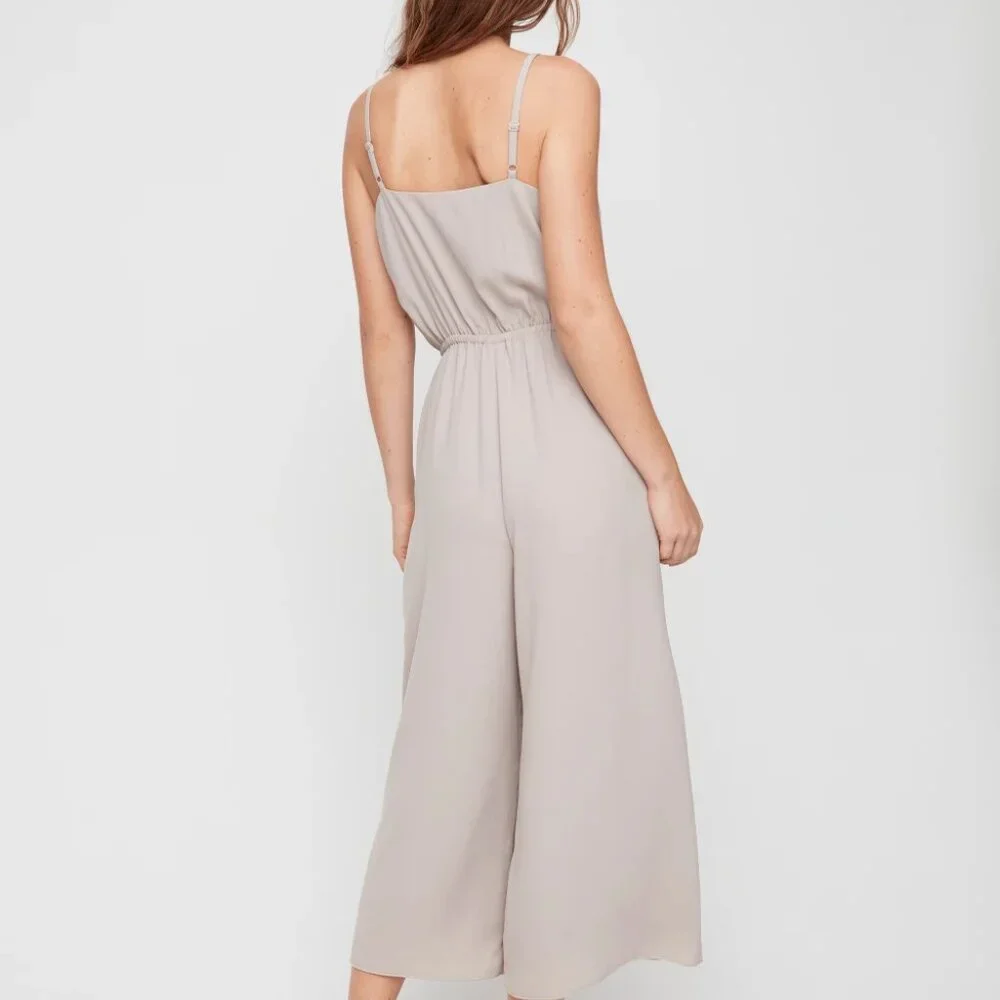 Wilfred Dusty Pink Holiday Party Evening Wedding Light Jumpsuit Size Large - Picture 7 of 16